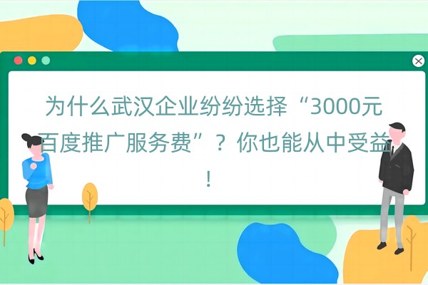 武汉百度推广服务费3000元